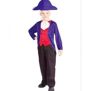 Kids George Washington Costume Heroes in History Size Small (4–6)